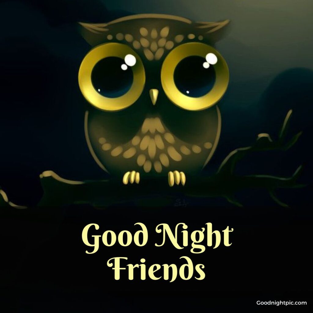 friend sweet good night images