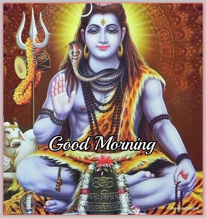 good morning images of god shiva