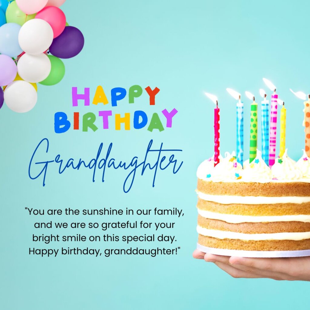 Happy birthday granddaughter quotes