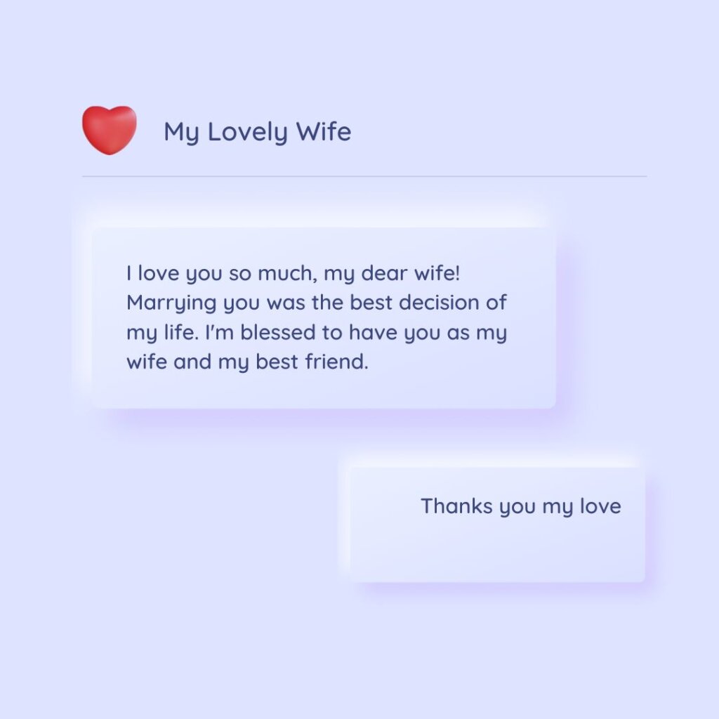 Love Messages for Wife