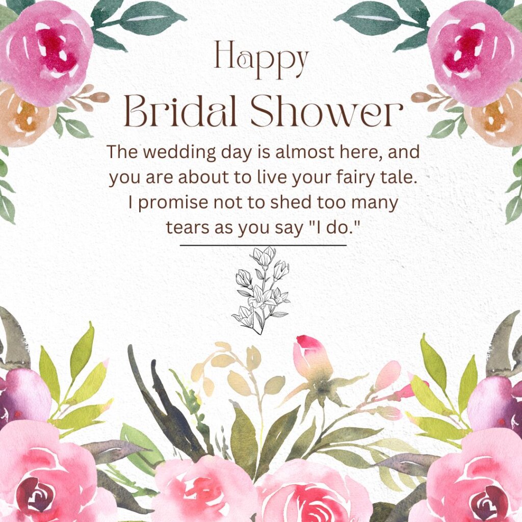 bridal shower wishes