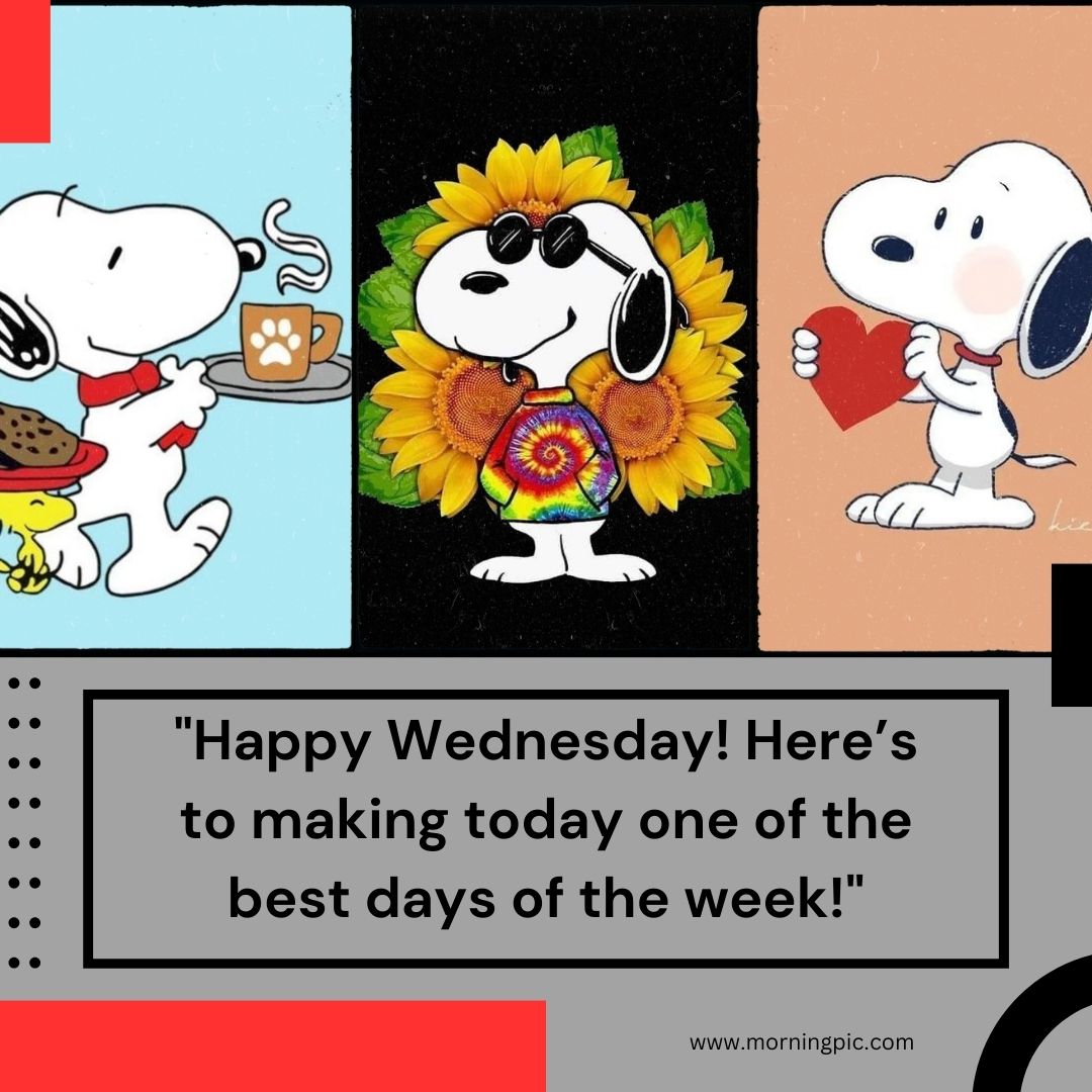 snoopy happy wednesday images